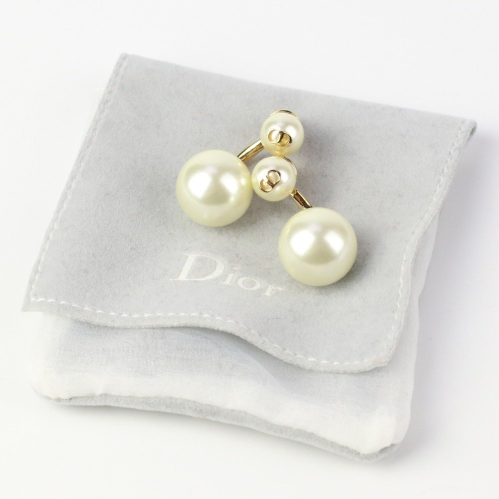 Dior CD Gold Gold Plated earring - Picture 10 of 10